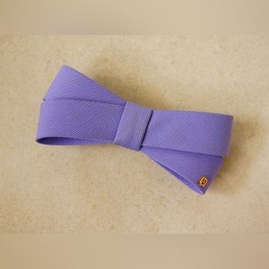 Alexandre de Paris  purple bow hair clip